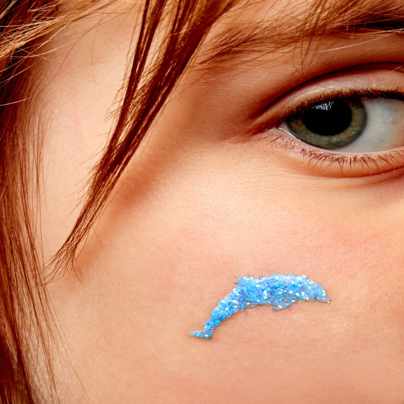 طقم تاتو جليتر للأطفال 24 لون مع 120 لصقة