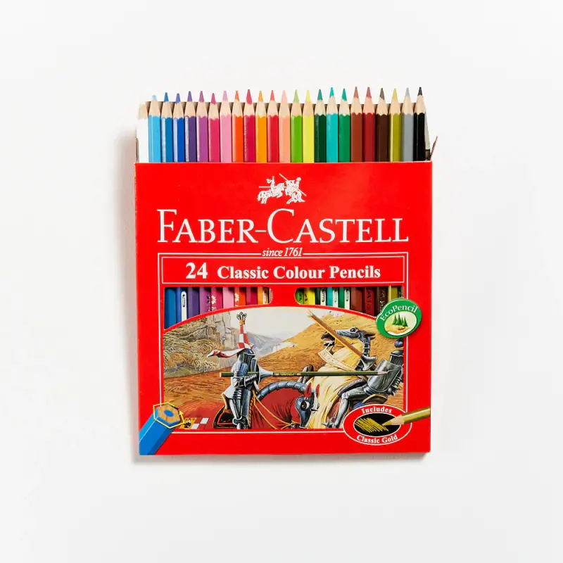 faber castell 24 classic colour pencils