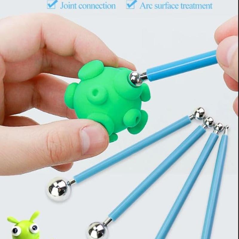 Metal Ball Tools for Clay & Fondant – Sculpting and Shaping Set