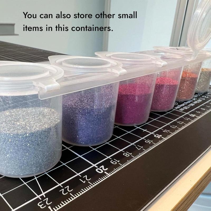 Refillable Plastic Paint Pots for Watercolor and Acrylic Art