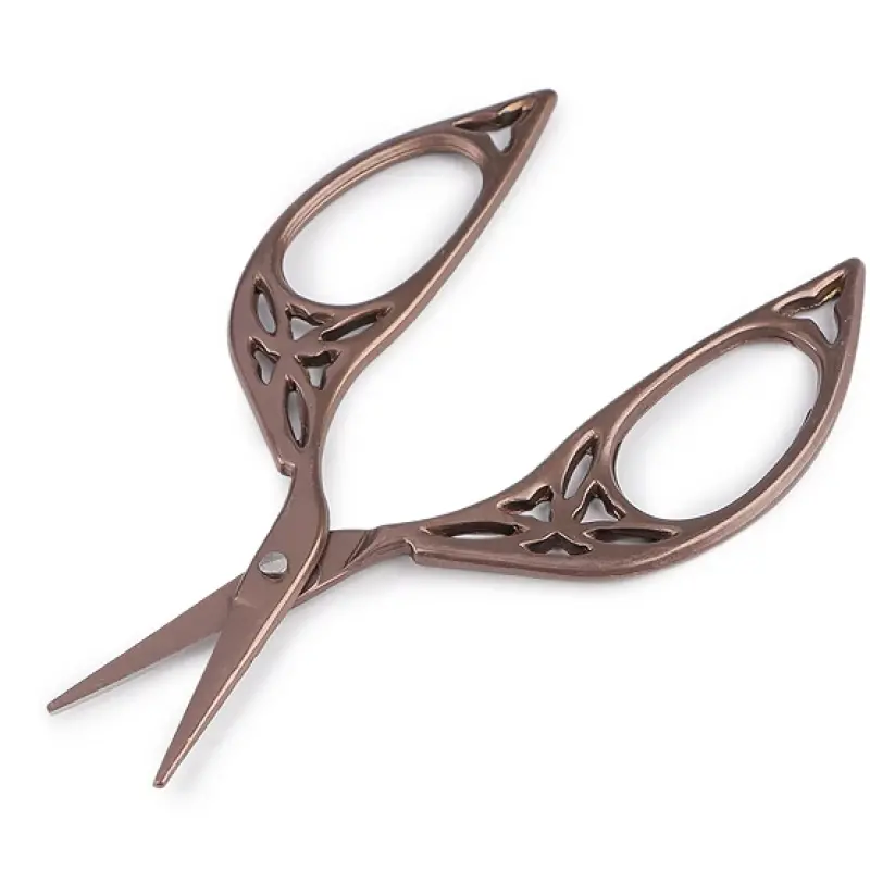 مقص تطريز زخرفي معدن كامل