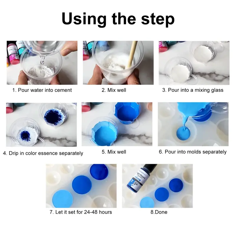 لون صبغة سائلة مائية 10 مل