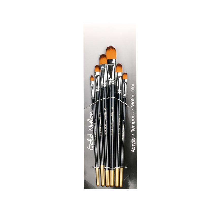 Giorgione Filbert Paint Brush Set for Acrylic and Oil Painting