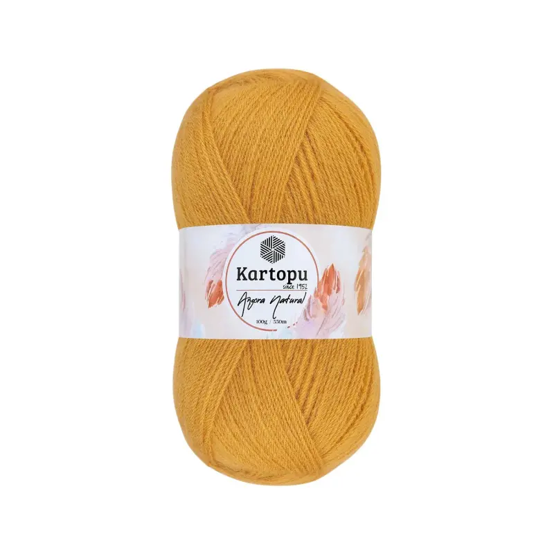 Kartopu Angora Natural Soft Yarn for Knitting and Crochet