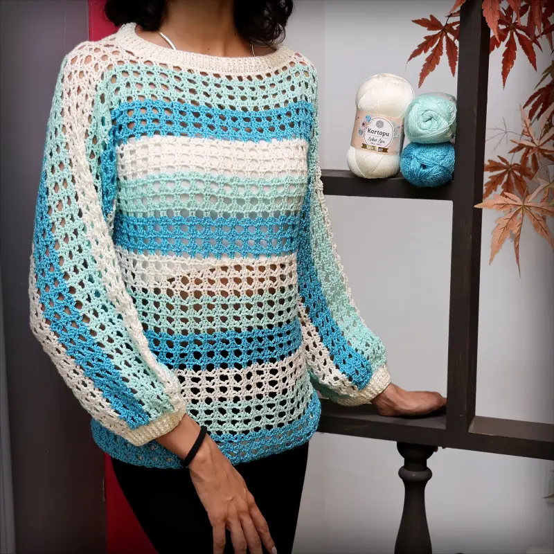 Kartopu Lotus – Satin Textured Yarn for Summer Knitting