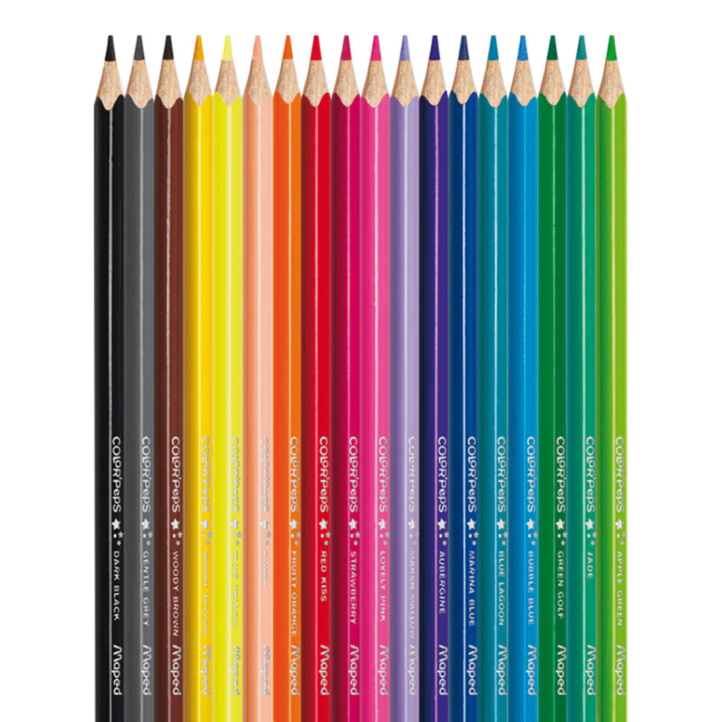Maped Color’Peps Star Colour Pencils Pack of 18