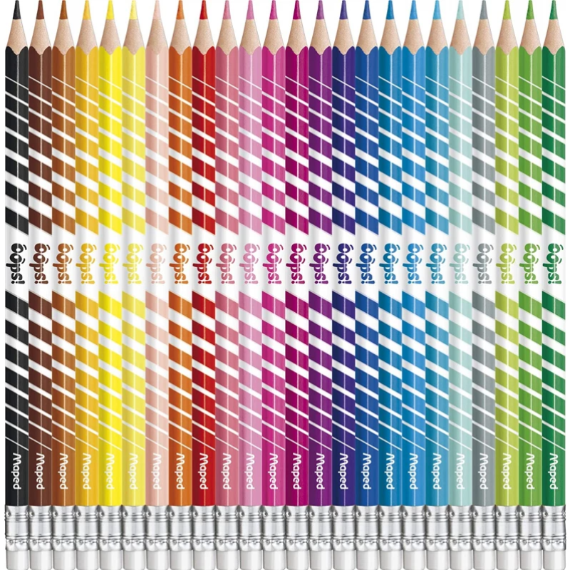 Maped Color’Peps Oops! Erasable Color Pencils 24 Colors