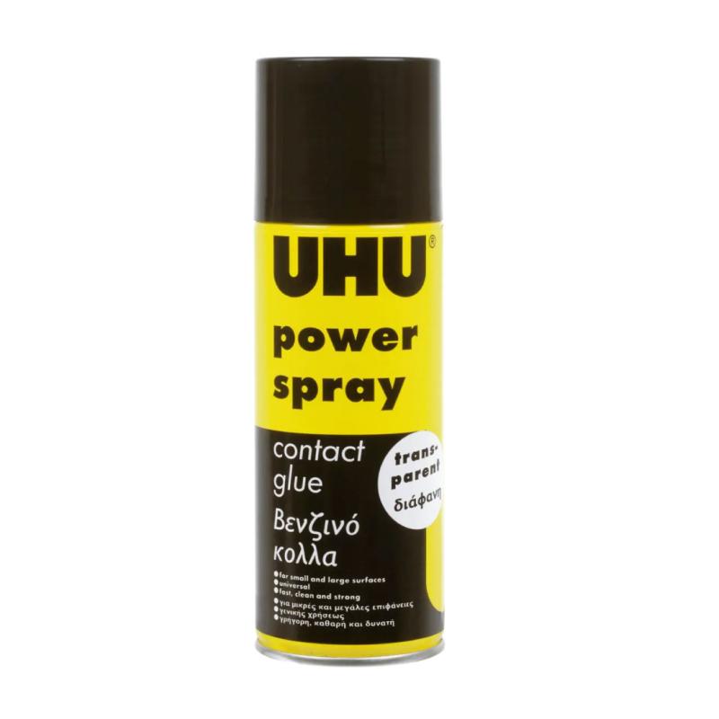 UHU Power Spray Adhesive Permanent & Transparent
