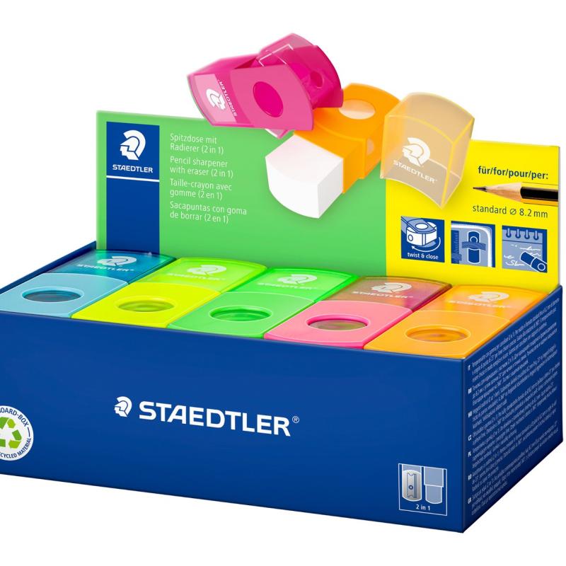 STAEDTLER 2in1 sharpener with eraser